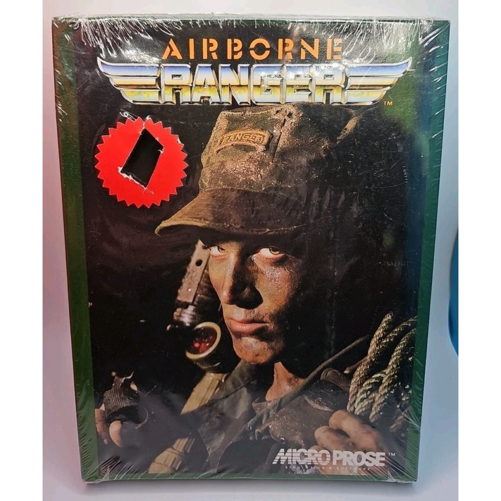 Airborne Ranger (IBM 3.5", 1987, Micro Prose) New Sealed 04-30216